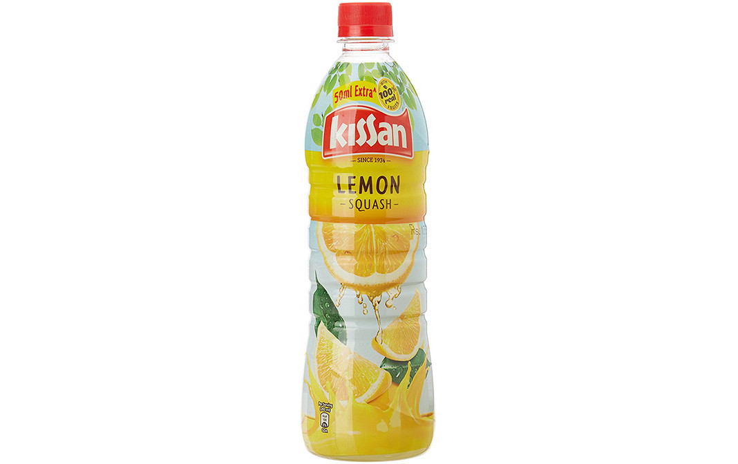 Kissan Lemon Squash    Plastic Bottle  750 millilitre